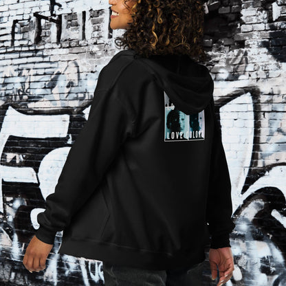 HOODIE CON CAPUCHA Y CREMALLERA MUJER SYMBOL &