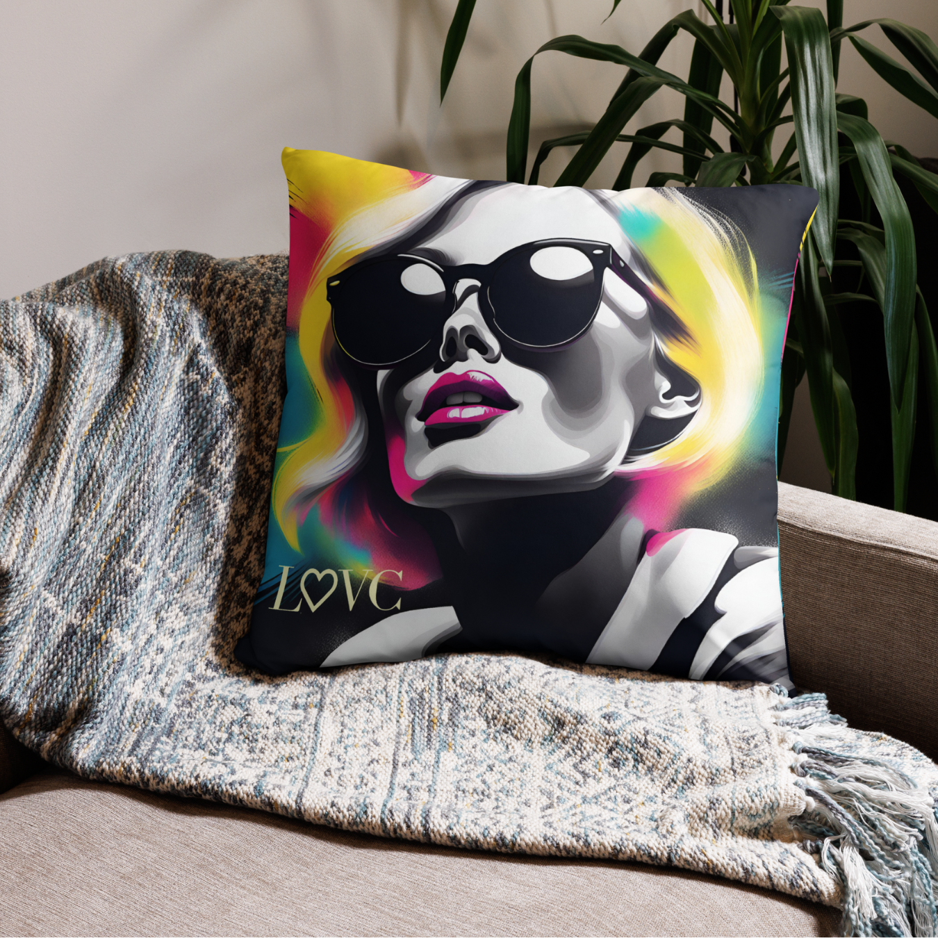 COJÍN DECORACIÓN POPART LOLA