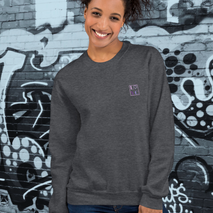 SUDADERA GRUESA MUJER LOGO BACK CUADRADO