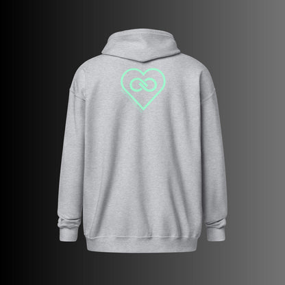 HOODIE CON CAPUCHA Y CREMALLERA MUJER INFINITE