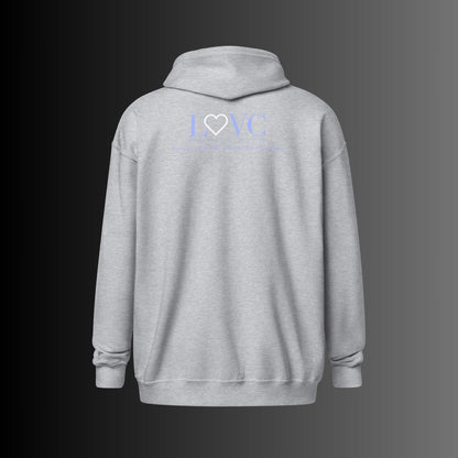 HOODIE CON CAPUCHA Y CREMALLERA MUJER LOGO CLASSIC