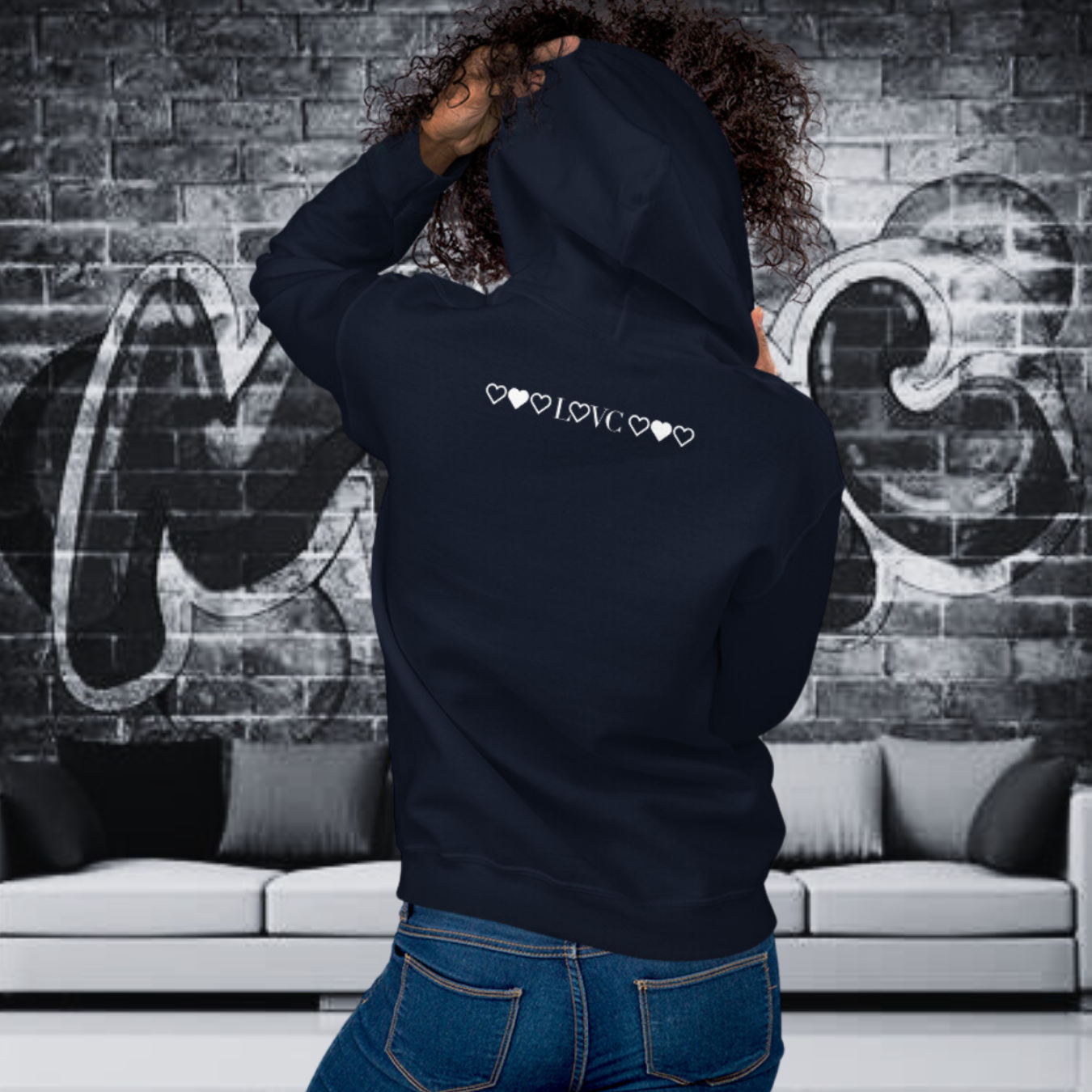 HOODIE CON CAPUCHA MUJER SKULL