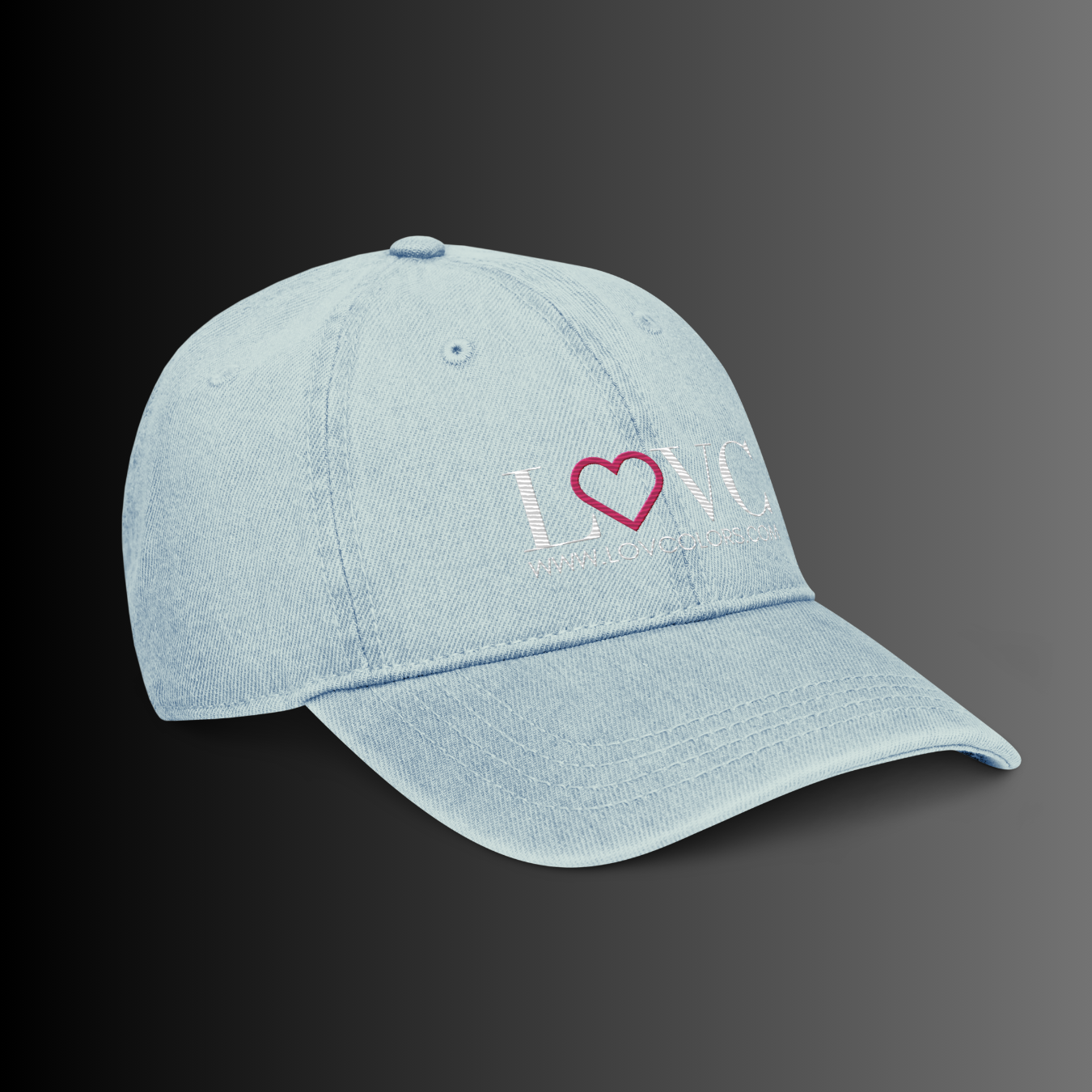 GORRA VAQUERA MUJER LOGO CORAZÓN ROSA