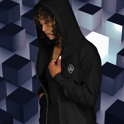 HOODIE CON CAPUCHA Y CREMALLERA MUJER INFINITE