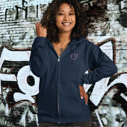 HOODIE CON CAPUCHA Y CREMALLERA MUJER COOL