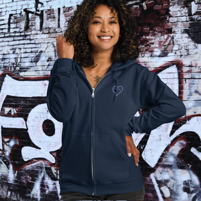 HOODIE CON CAPUCHA Y CREMALLERA MUJER COOL