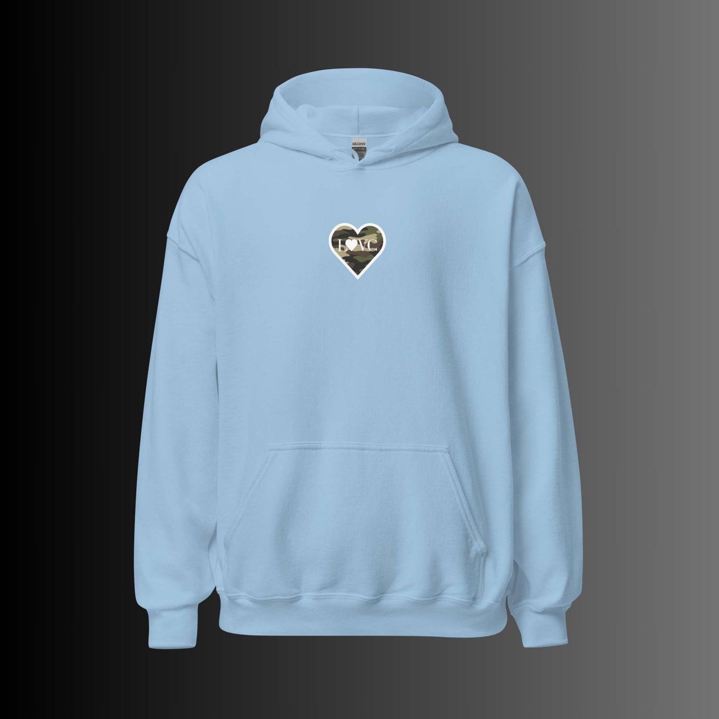 HOODIE CON CAPUCHA HOMBRE LOGO MILITAR