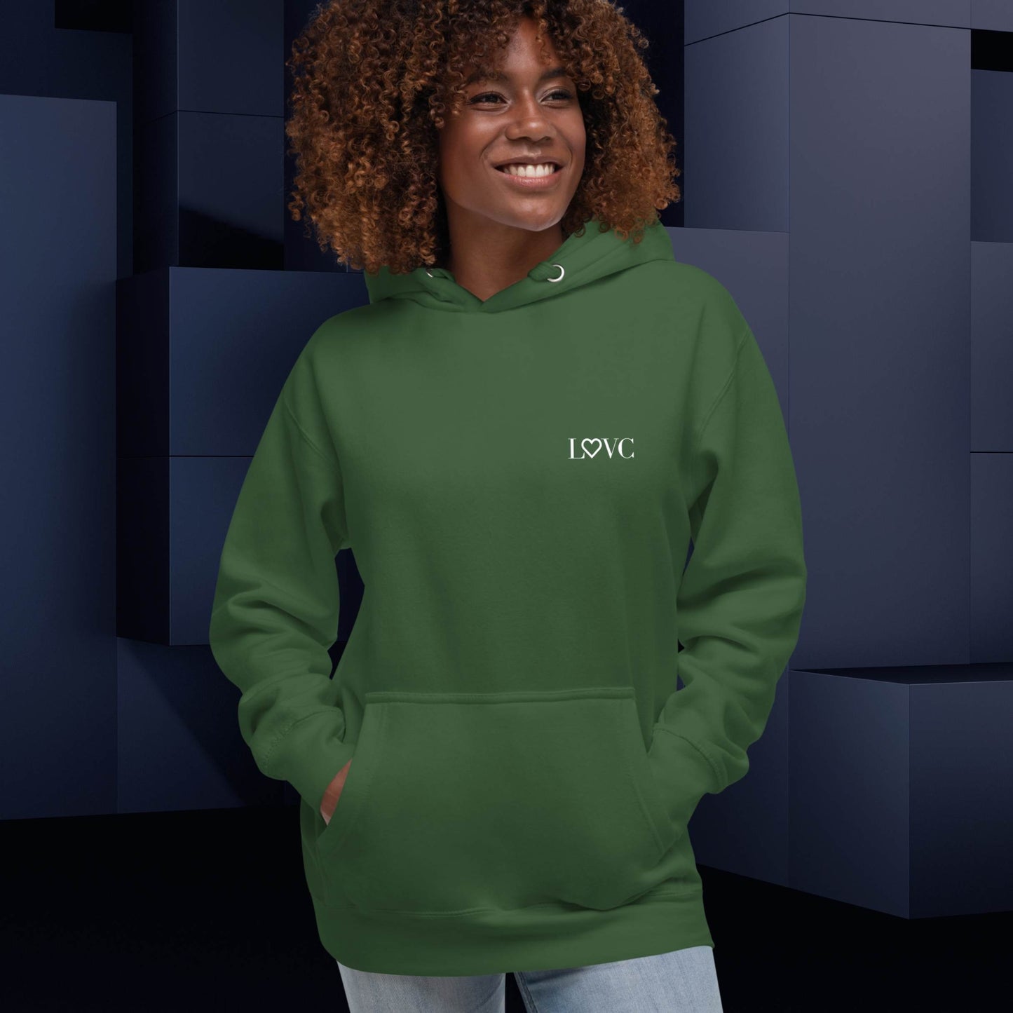 HOODIE CON CAPUCHA MUJER LOGO CIRCULO
