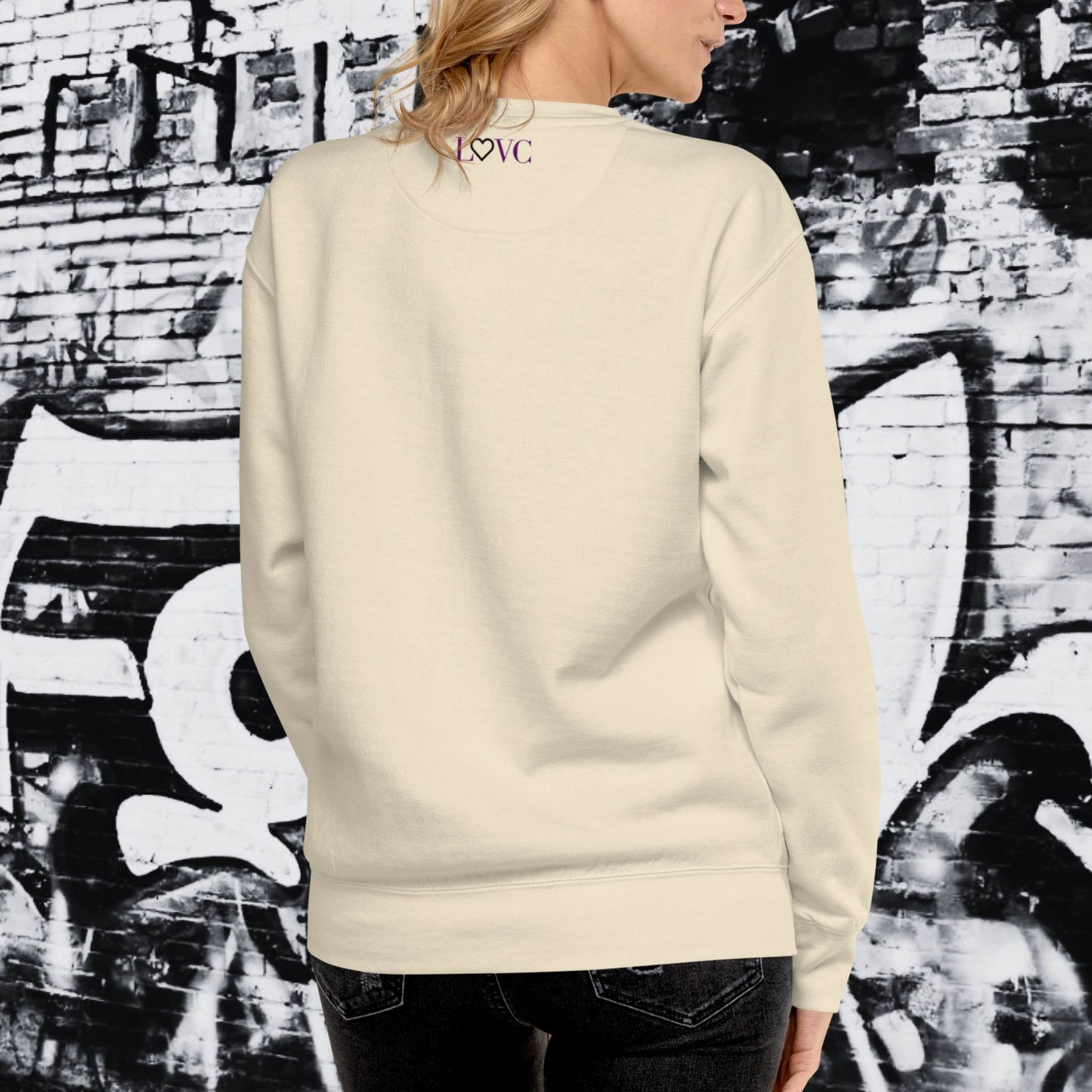 SUDADERA GRUESA MUJER SLOGAN