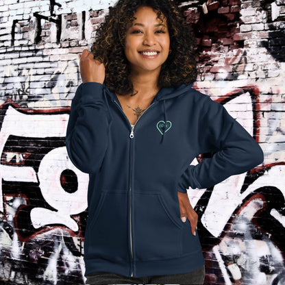 HOODIE CON CAPUCHA Y CREMALLERA MUJER COOL