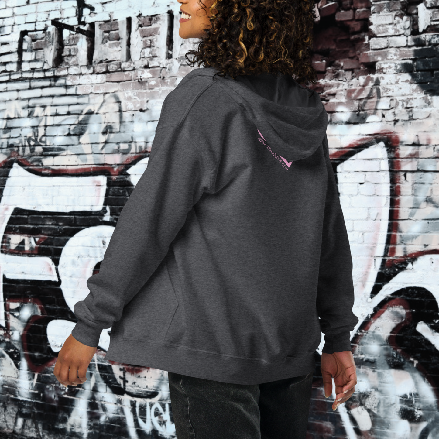 HOODIE CON CAPUCHA Y CREMALLERA MUJER INFINITE