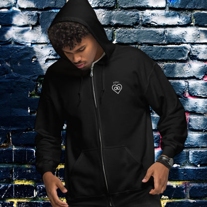 HOODIE CON CAPUCHA Y CREMALLERA HOMBRE INFINITE