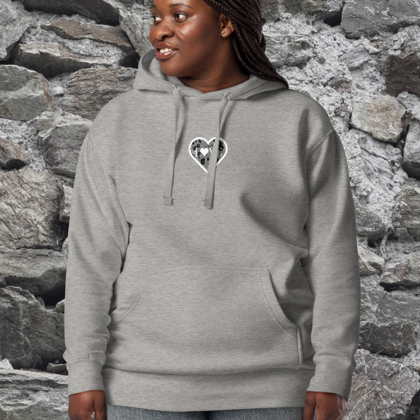 HOODIE CON CAPUCHA MUJER ANIMAL PRINT
