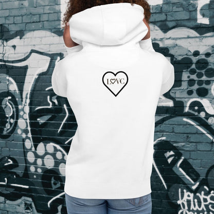 HOODIE CON CAPUCHA MUJER 2CUORE BLACK