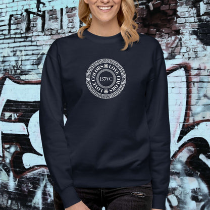 SUDADERA GRUESA MUJER LOGOXL CÍRCULO