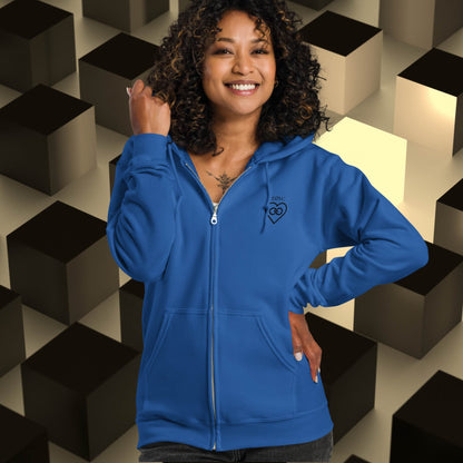 HOODIE CON CAPUCHA Y CREMALLERA MUJER INFINITE