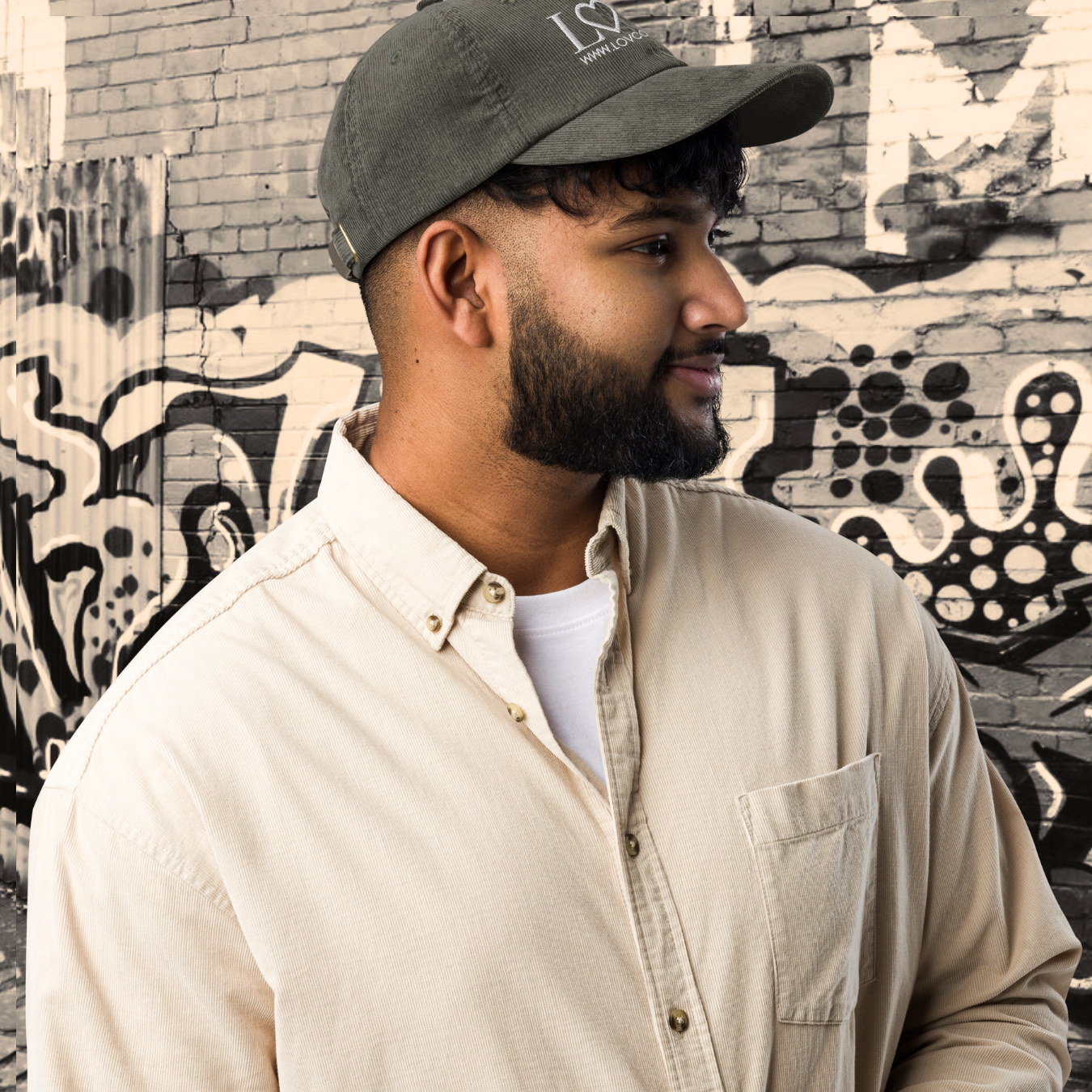 GORRA DE PANA VINTAGE HOMBRE LOGO