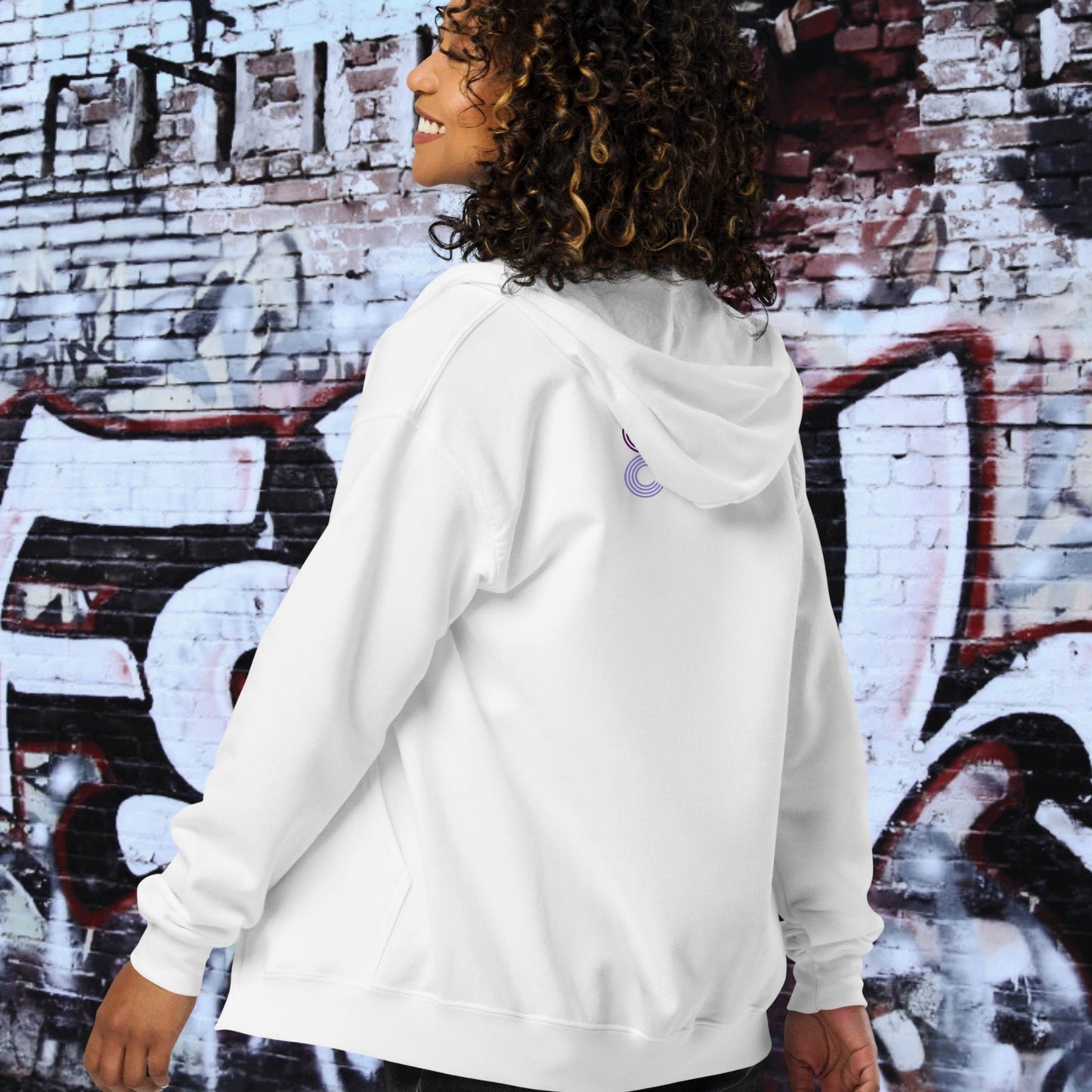 HOODIE CON CAPUCHA Y CREMALLERA MUJER COOL