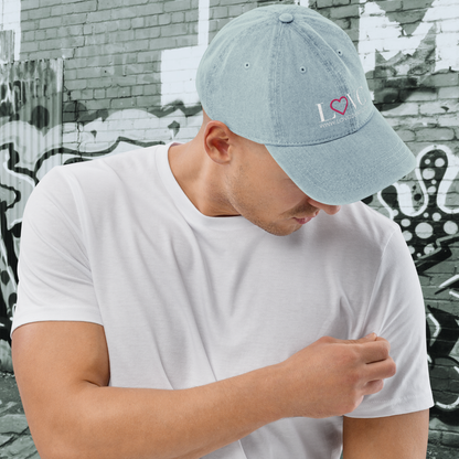 GORRA VAQUERA HOMBRE LOGO CORAZÓN ROSA