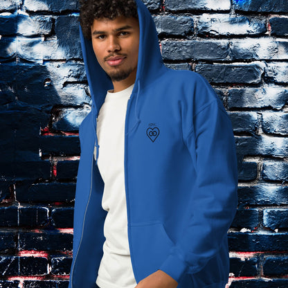 HOODIE CON CAPUCHA Y CREMALLERA HOMBRE INFINITE