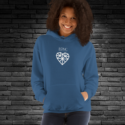 HOODIE CON CAPUCHA MUJER DIAMOND