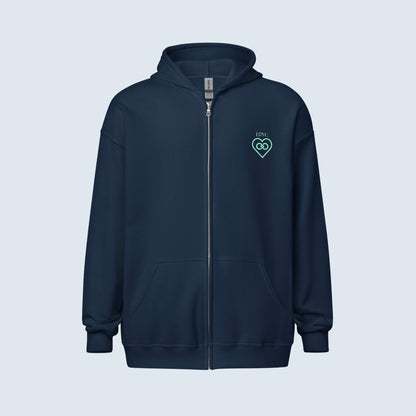 HOODIE CON CAPUCHA Y CREMALLERA MUJER INFINITE