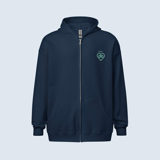 HOODIE CON CAPUCHA Y CREMALLERA MUJER INFINITE