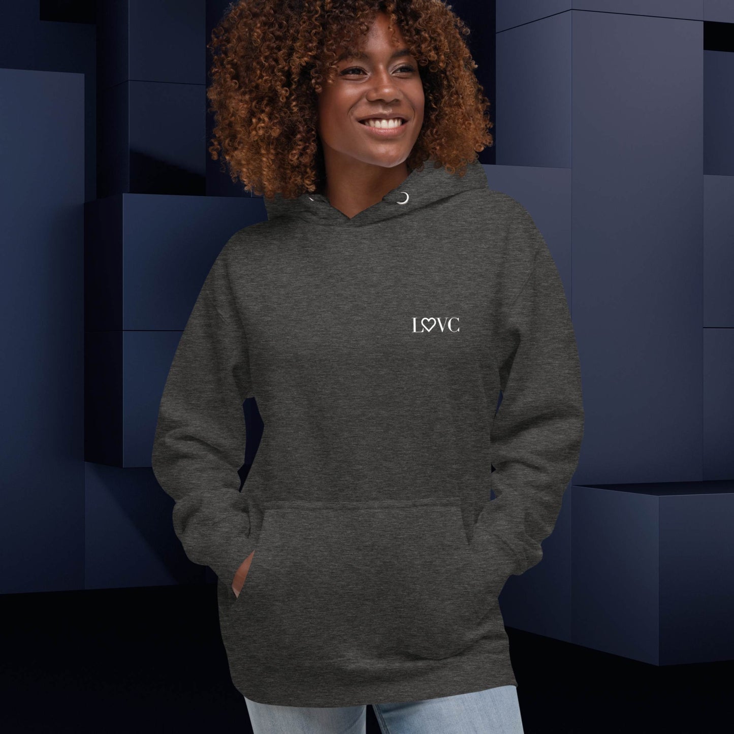 HOODIE CON CAPUCHA MUJER LOGO CIRCULO