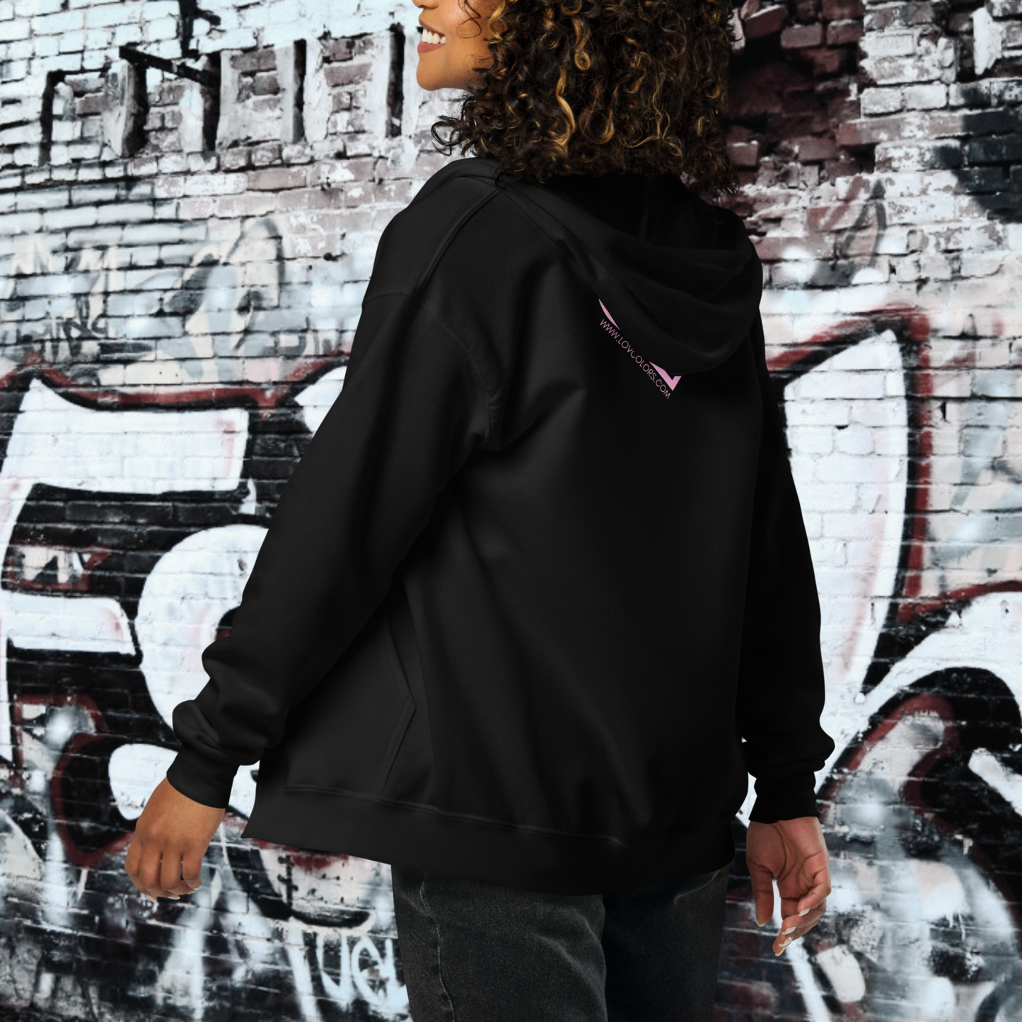 HOODIE CON CAPUCHA Y CREMALLERA MUJER INFINITE