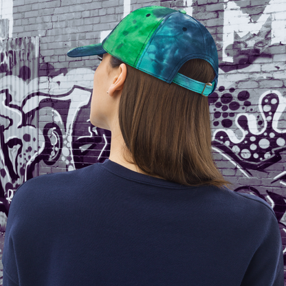GORRA CON EFECTO TIE DYE MUJER LOGO NAVY
