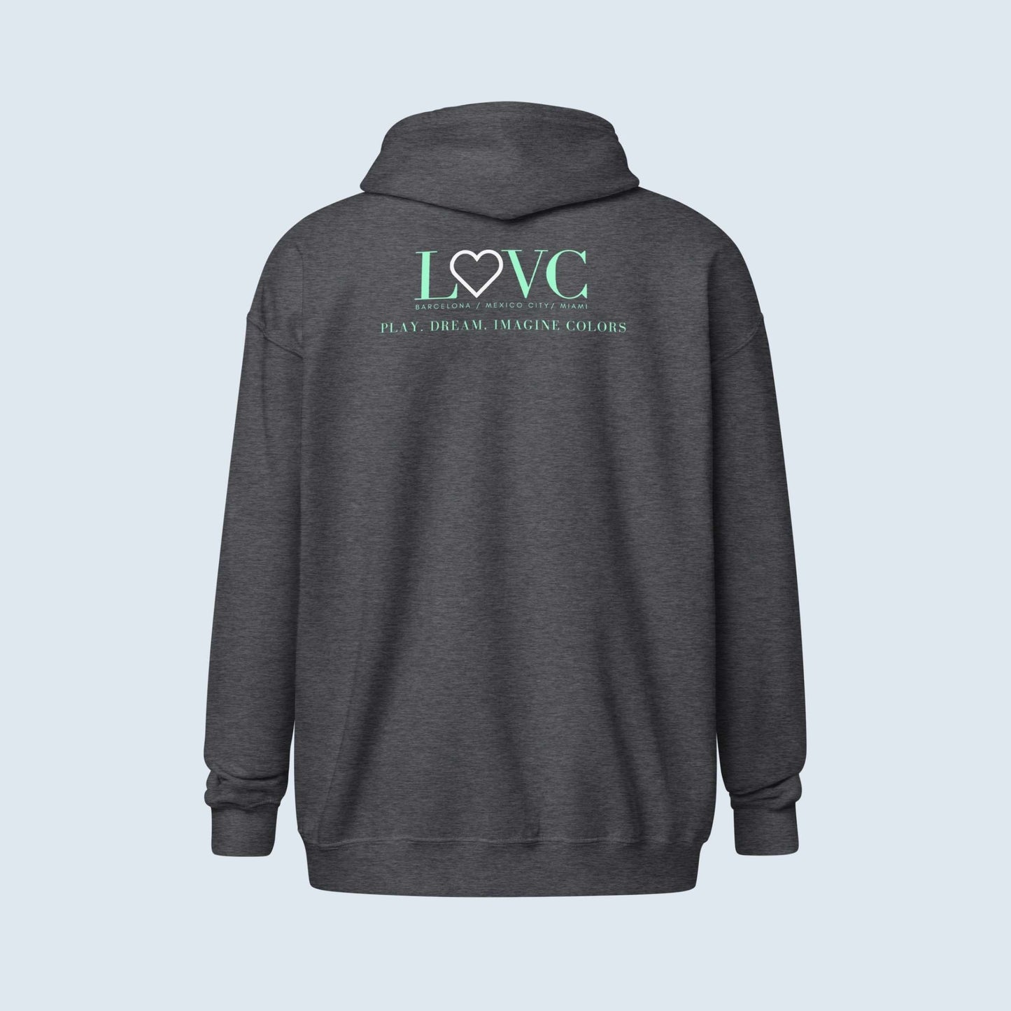 HOODIE CON CAPUCHA Y CREMALLERA MUJER LOGO CLASSIC