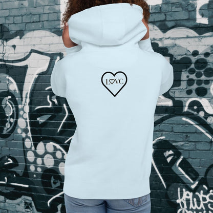 HOODIE CON CAPUCHA MUJER 2CUORE BLACK