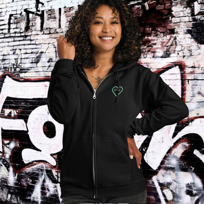 HOODIE CON CAPUCHA Y CREMALLERA MUJER COOL
