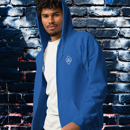 HOODIE CON CAPUCHA Y CREMALLERA HOMBRE INFINITE