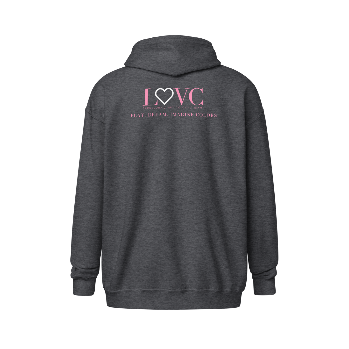 HOODIE CON CAPUCHA Y CREMALLERA MUJER LOGO CLASSIC