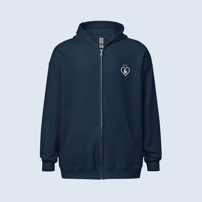 HOODIE CON CAPUCHA Y CREMALLERA MUJER SYMBOL &