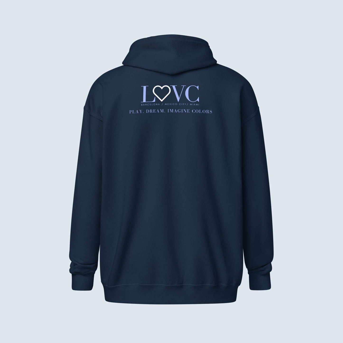 HOODIE CON CAPUCHA Y CREMALLERA MUJER LOGO CLASSIC