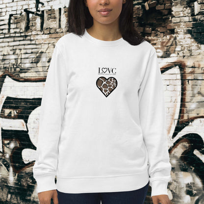 SUDADERA ORGÁNICA MUJER ANIMAL PRINT