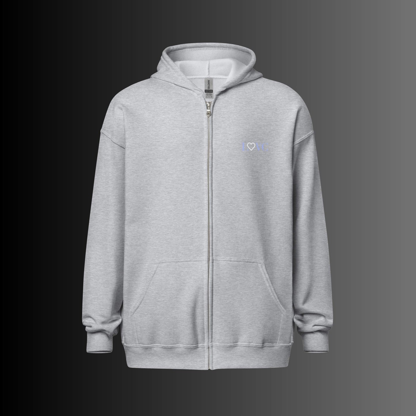 HOODIE CON CAPUCHA Y CREMALLERA HOMBRE LOGO CLASSIC