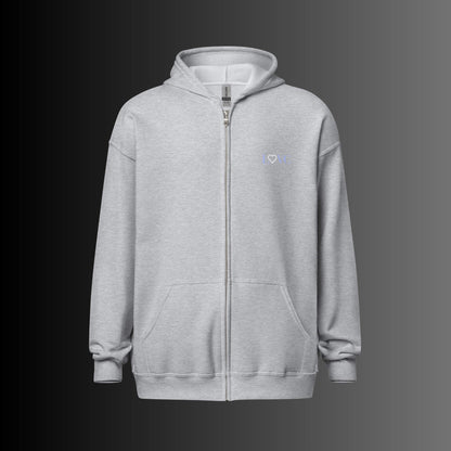 HOODIE CON CAPUCHA Y CREMALLERA HOMBRE LOGO CLASSIC