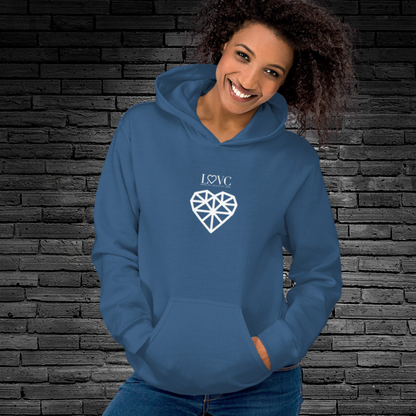 HOODIE CON CAPUCHA MUJER DIAMOND