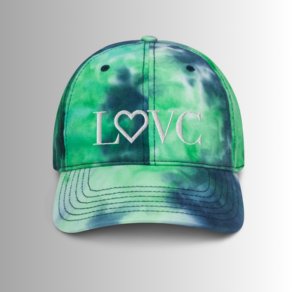 GORRA CON EFECTO TIE DYE MUJER LOGO BLANCO