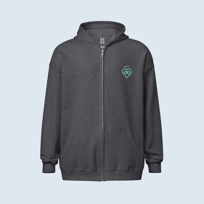 HOODIE CON CAPUCHA Y CREMALLERA MUJER INFINITE
