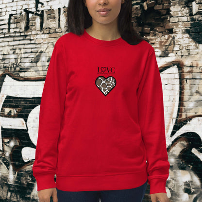 SUDADERA ORGÁNICA MUJER ANIMAL PRINT
