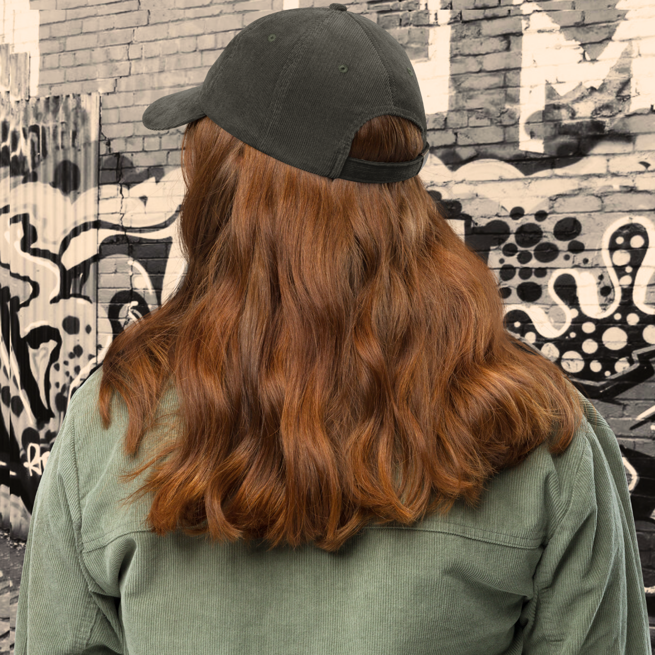GORRA DE PANA VINTAGE MUJER LOGO