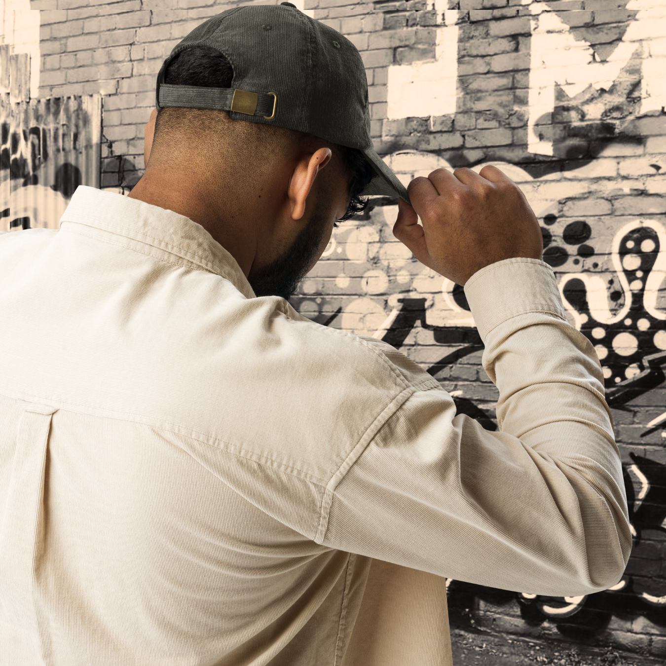 GORRA DE PANA VINTAGE HOMBRE LOGO