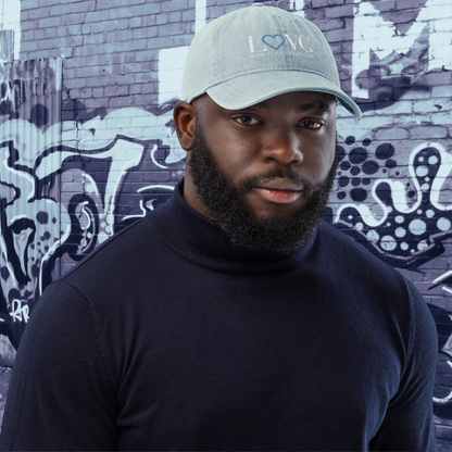 GORRA VAQUERA HOMBRE LOGO CORAZÓN AZUL