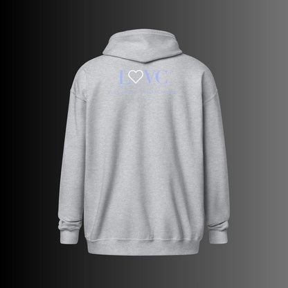 HOODIE CON CAPUCHA Y CREMALLERA HOMBRE LOGO CLASSIC