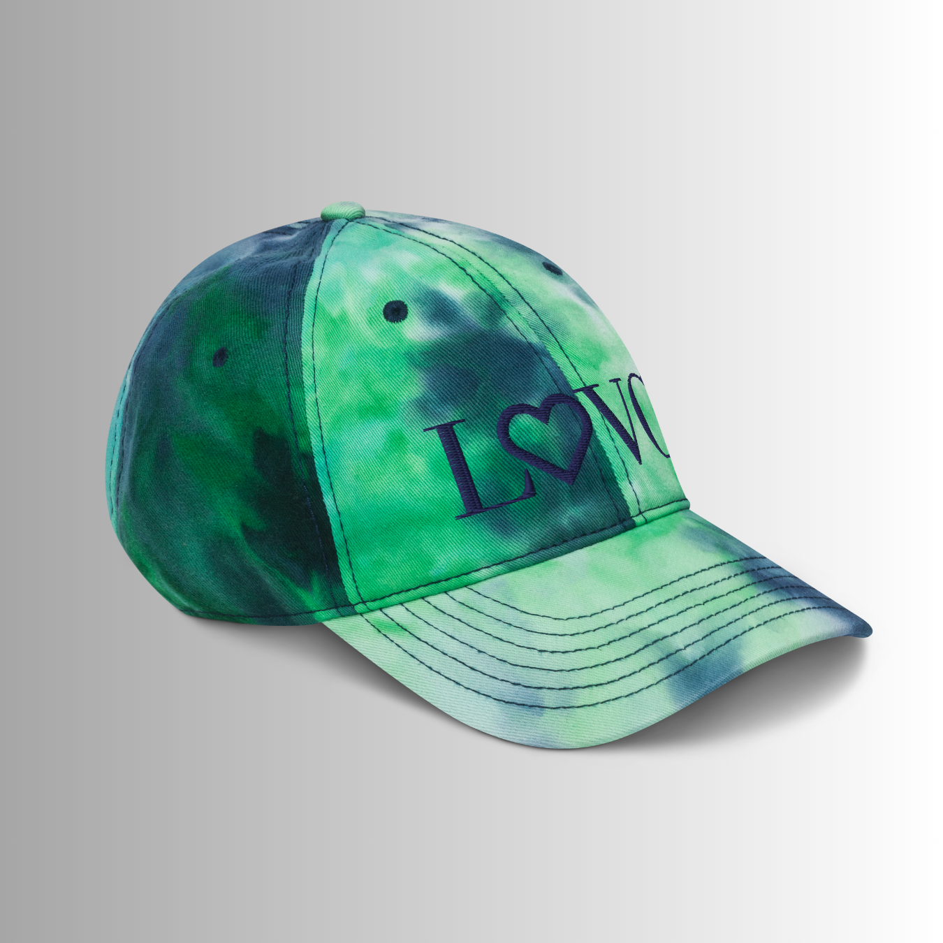 GORRA CON EFECTO TIE DYE MUJER LOGO NAVY
