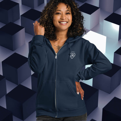 HOODIE CON CAPUCHA Y CREMALLERA MUJER INFINITE
